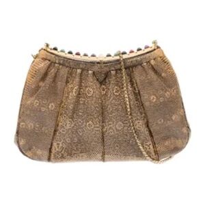 Rare Vintage Judith Leiber Exotic Karung bag